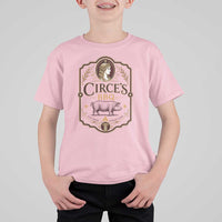 Circes BBQ Funny Greek Mythology Dark Humor T Shirt For Kid Slow Smoked Legendary Flavor Odysseus Pigs Odyssey Parody