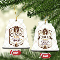 Circes BBQ Funny Greek Mythology Dark Humor Ceramic Ornament Slow Smoked Legendary Flavor Odysseus Pigs Odyssey Parody