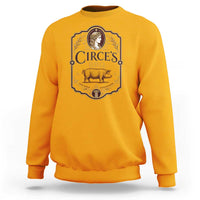 Circes BBQ Funny Greek Mythology Dark Humor Sweatshirt Slow Smoked Legendary Flavor Odysseus Pigs Odyssey Parody