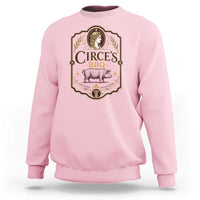 Circes BBQ Funny Greek Mythology Dark Humor Sweatshirt Slow Smoked Legendary Flavor Odysseus Pigs Odyssey Parody