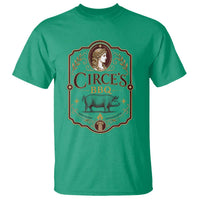 Circes BBQ Funny Greek Mythology Dark Humor T Shirt Slow Smoked Legendary Flavor Odysseus Pigs Odyssey Parody