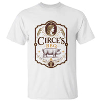 Circes BBQ Funny Greek Mythology Dark Humor T Shirt Slow Smoked Legendary Flavor Odysseus Pigs Odyssey Parody