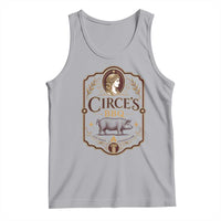 Circes BBQ Funny Greek Mythology Dark Humor Tank Top Slow Smoked Legendary Flavor Odysseus Pigs Odyssey Parody