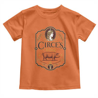 Circes BBQ Funny Greek Mythology Dark Humor Toddler T Shirt Slow Smoked Legendary Flavor Odysseus Pigs Odyssey Parody