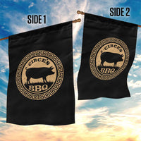 Circes BBQ Ancient Greek Mythology Dark Humor Garden Flag Odysseus Pigs Odyssey Parody History Lover Gift