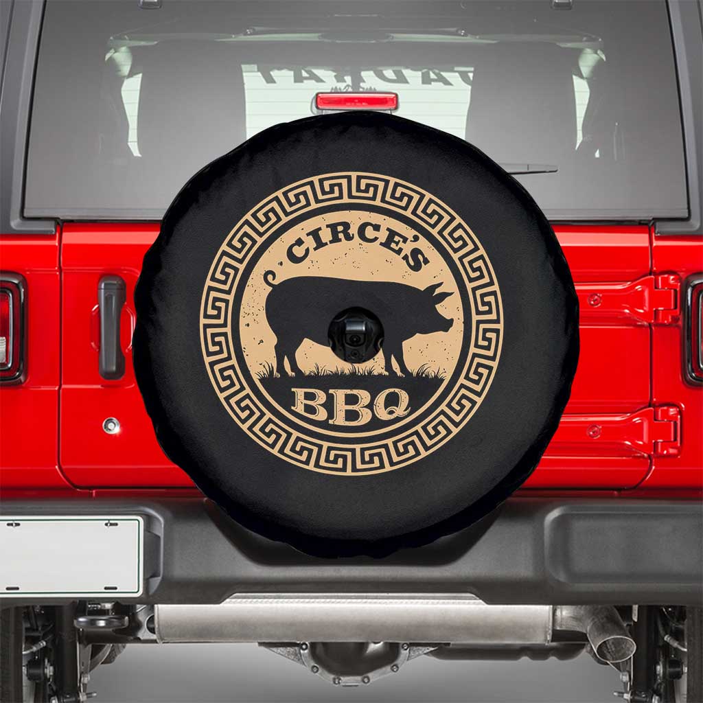 Circes BBQ Ancient Greek Mythology Dark Humor Spare Tire Cover Odysseus Pigs Odyssey Parody History Lover Gift
