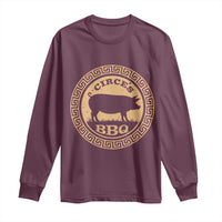 Circes BBQ Ancient Greek Mythology Dark Humor Long Sleeve Shirt Odysseus Pigs Odyssey Parody History Lover Gift