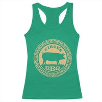 Circes BBQ Ancient Greek Mythology Dark Humor Racerback Tank Top Odysseus Pigs Odyssey Parody History Lover Gift