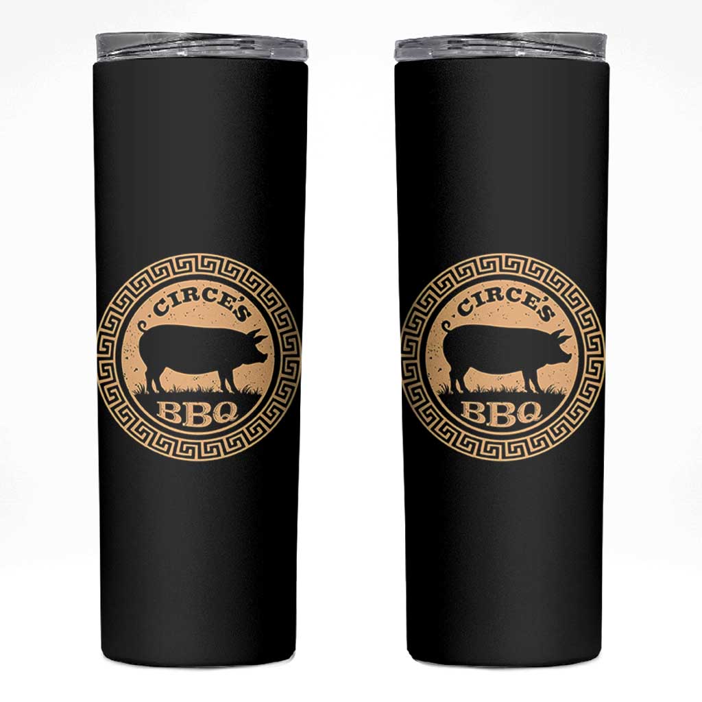 Circes BBQ Ancient Greek Mythology Dark Humor Skinny Tumbler Odysseus Pigs Odyssey Parody History Lover Gift