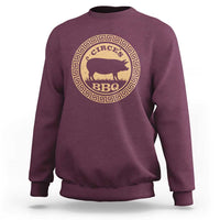 Circes BBQ Ancient Greek Mythology Dark Humor Sweatshirt Odysseus Pigs Odyssey Parody History Lover Gift