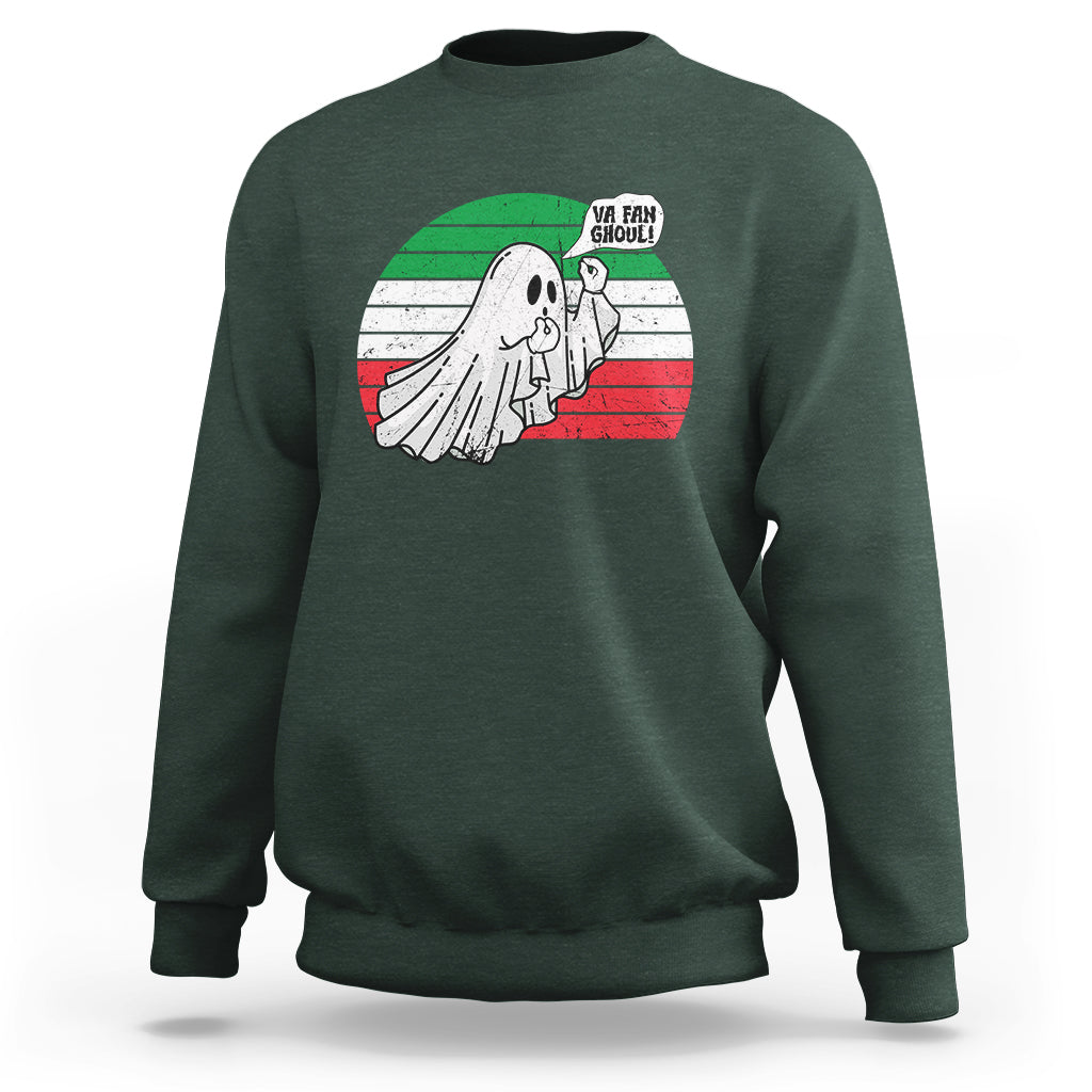 Italian Ghost Sweatshirt Va Fan Ghoul Retro Funny Halloween - Wonder Print Shop