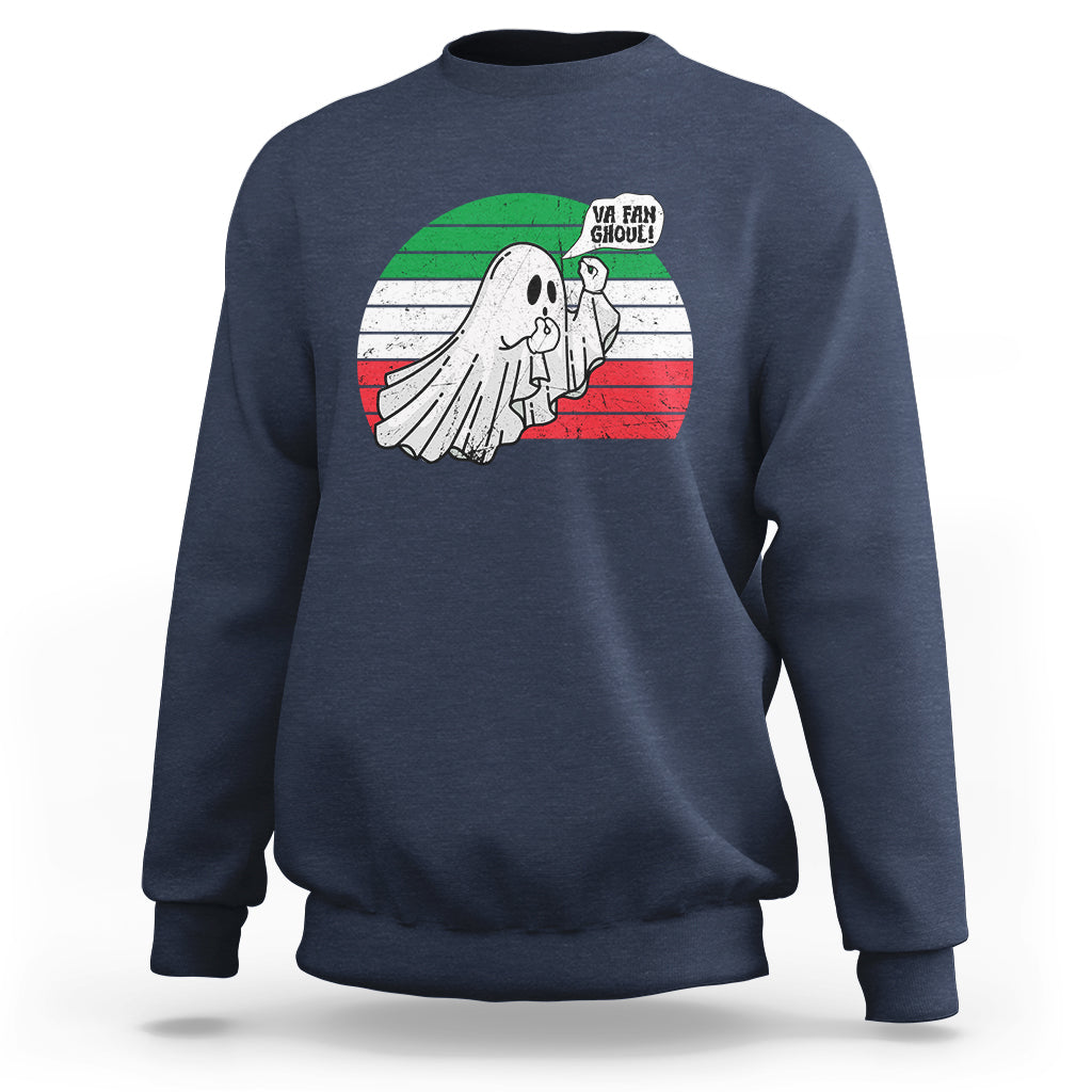 Italian Ghost Sweatshirt Va Fan Ghoul Retro Funny Halloween - Wonder Print Shop