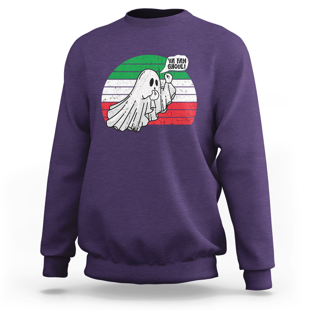Italian Ghost Sweatshirt Va Fan Ghoul Retro Funny Halloween - Wonder Print Shop