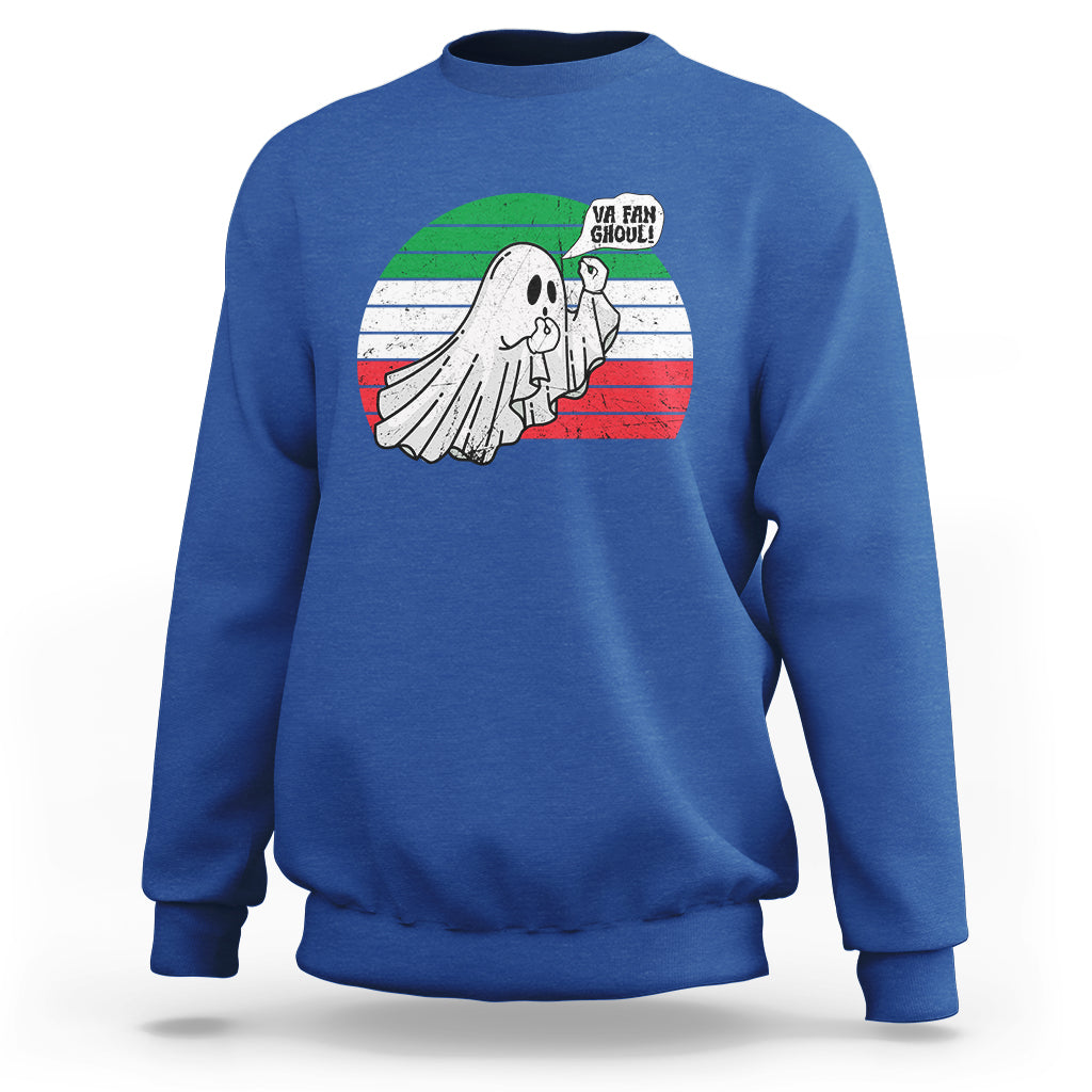 Italian Ghost Sweatshirt Va Fan Ghoul Retro Funny Halloween - Wonder Print Shop