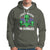 Green Turquoise Alien Face Hoodie Funny I Don't Believe In Human - Wonder Print Shop
