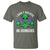 Green Turquoise Alien Face T Shirt Funny I Don't Believe In Human - Wonder Print Shop