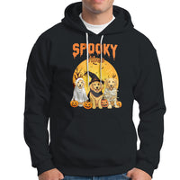 Halloween Golden Retriever Hoodie Ghost Dogs Boo Sheet Spooky Vibes - Wonder Print Shop