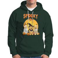 Halloween Golden Retriever Hoodie Ghost Dogs Boo Sheet Spooky Vibes - Wonder Print Shop