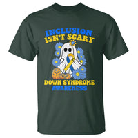 Down Syndrome Awareness T Shirt Inclusion Isn't Scary Halloween Ghost Boo Sheet Support Squad - Wonder Print Shop