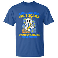 Down Syndrome Awareness T Shirt Inclusion Isn't Scary Halloween Ghost Boo Sheet Support Squad - Wonder Print Shop