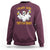 Ghost Halloween Costume Sweatshirt I'm Just Here For The Boos Drunk Drinking Boo Sheet - Wonder Print Shop