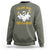 Ghost Halloween Costume Sweatshirt I'm Just Here For The Boos Drunk Drinking Boo Sheet - Wonder Print Shop