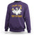 Ghost Halloween Costume Sweatshirt I'm Just Here For The Boos Drunk Drinking Boo Sheet - Wonder Print Shop