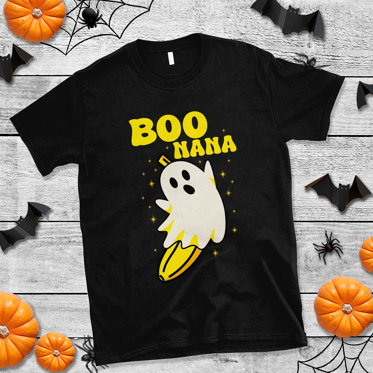 Banana Ghost T Shirt Boonana Funny Banana Ghost Halloween Costume Banana Lover - Wonder Print Shop