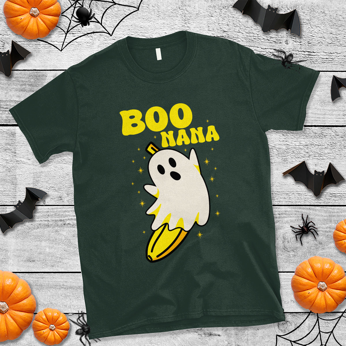 Banana Ghost T Shirt Boonana Funny Banana Ghost Halloween Costume Banana Lover - Wonder Print Shop