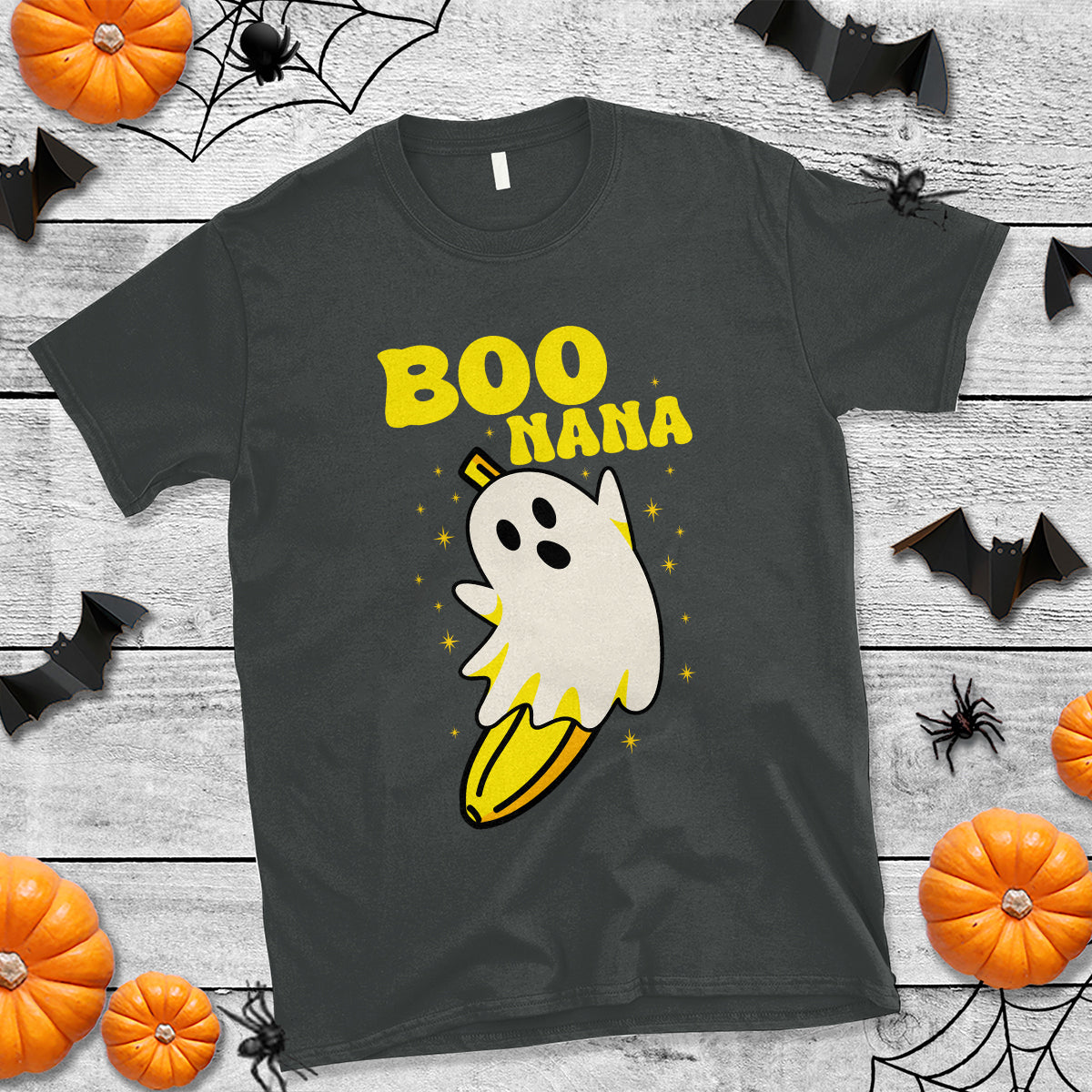 Banana Ghost T Shirt Boonana Funny Banana Ghost Halloween Costume Banana Lover - Wonder Print Shop