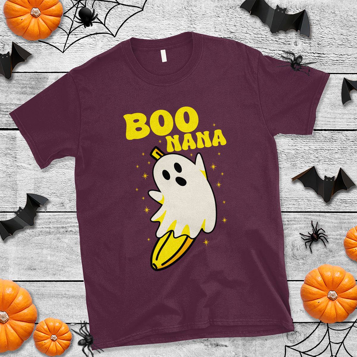Banana Ghost T Shirt Boonana Funny Banana Ghost Halloween Costume Banana Lover - Wonder Print Shop