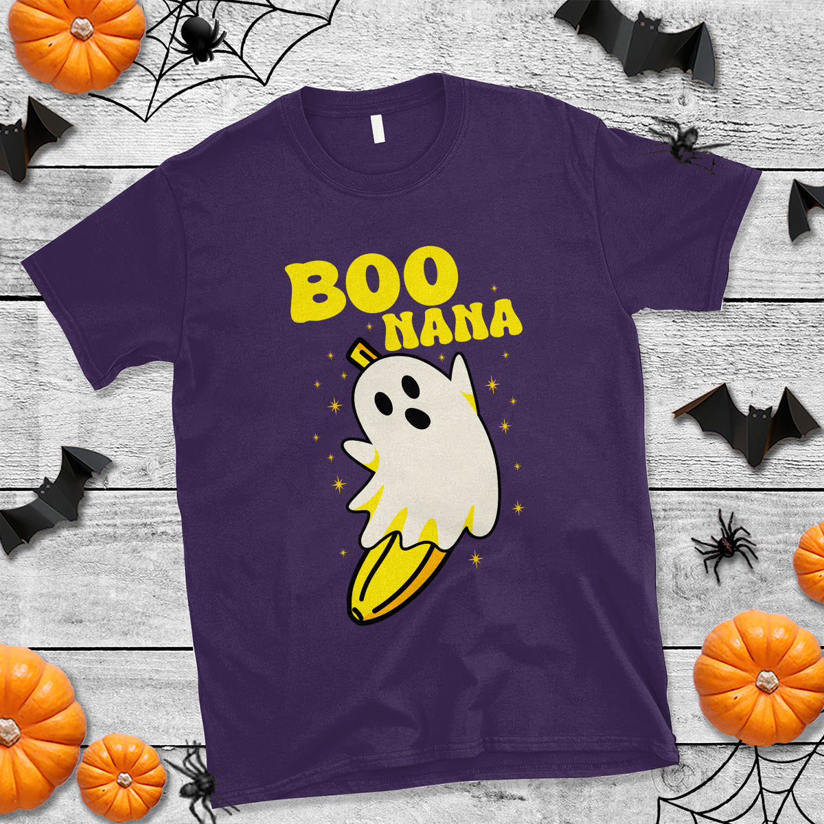Banana Ghost T Shirt Boonana Funny Banana Ghost Halloween Costume Banana Lover - Wonder Print Shop