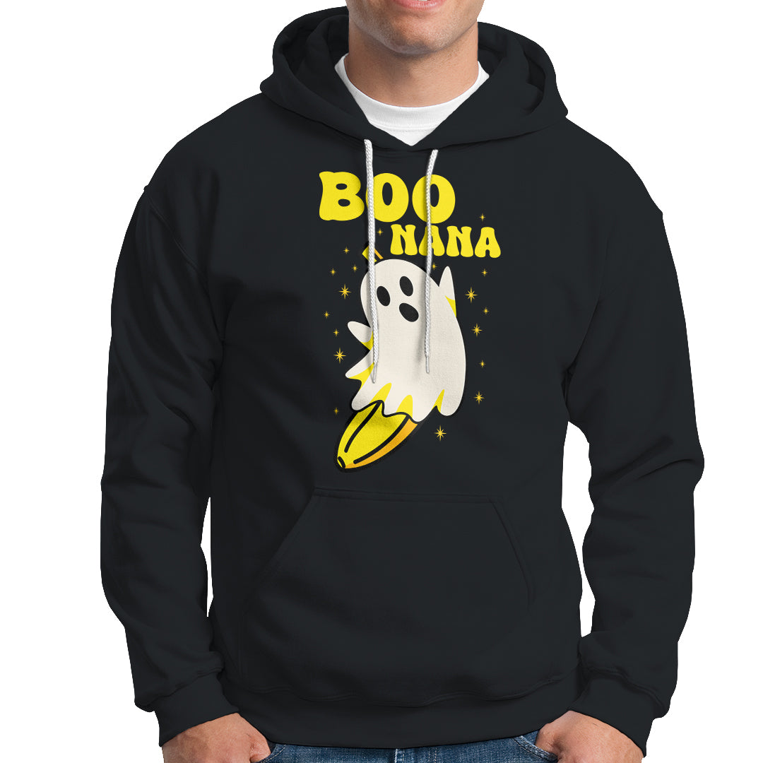 Banana Ghost Hoodie Boonana Funny Banana Ghost Halloween Costume Banana Lover - Wonder Print Shop
