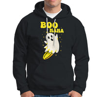 Banana Ghost Hoodie Boonana Funny Banana Ghost Halloween Costume Banana Lover - Wonder Print Shop