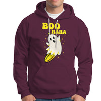 Banana Ghost Hoodie Boonana Funny Banana Ghost Halloween Costume Banana Lover - Wonder Print Shop