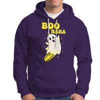 Banana Ghost Hoodie Boonana Funny Banana Ghost Halloween Costume Banana Lover - Wonder Print Shop