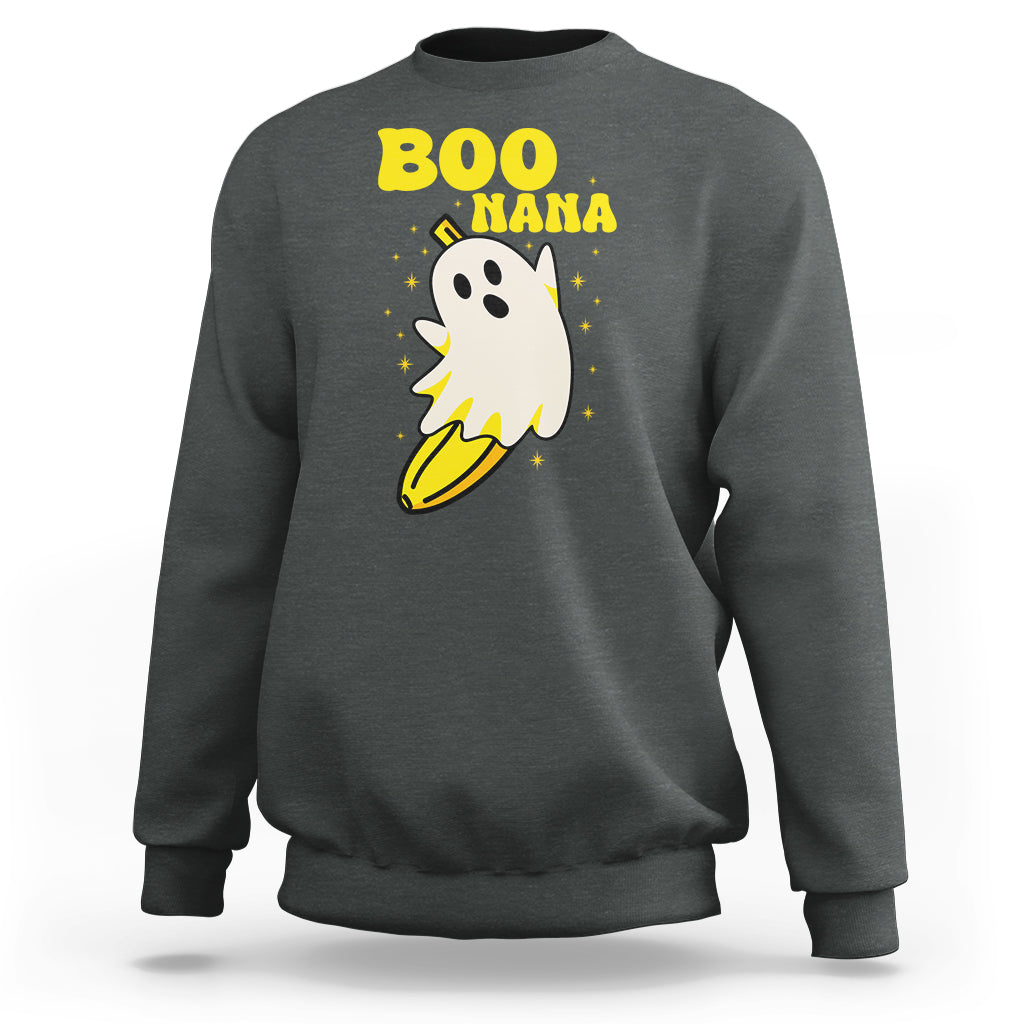 Banana Ghost Sweatshirt Boonana Funny Banana Ghost Halloween Costume Banana Lover - Wonder Print Shop