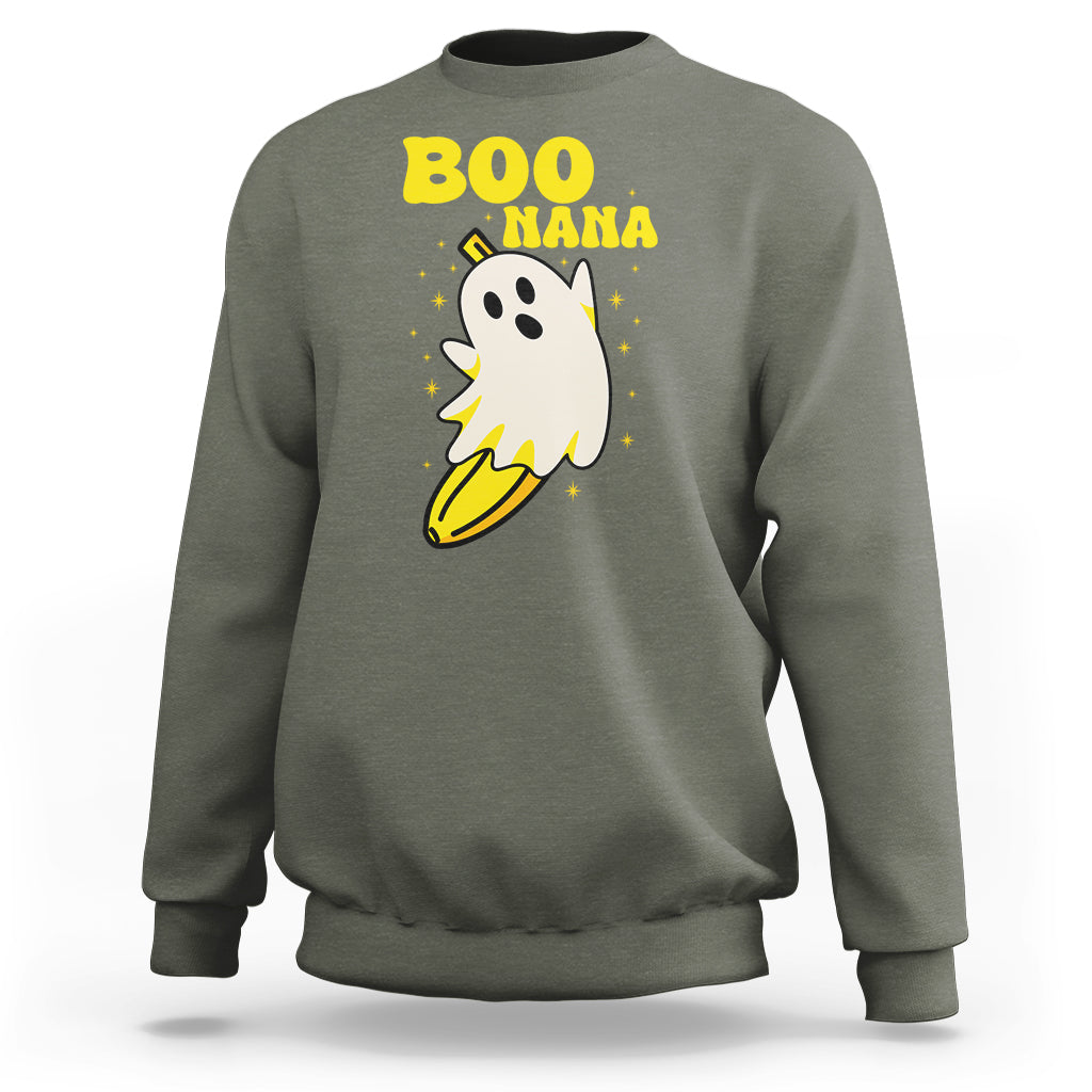 Banana Ghost Sweatshirt Boonana Funny Banana Ghost Halloween Costume Banana Lover - Wonder Print Shop