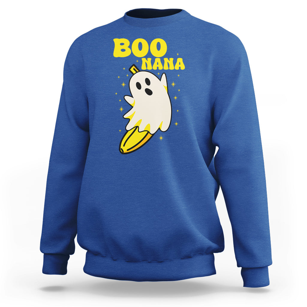 Banana Ghost Sweatshirt Boonana Funny Banana Ghost Halloween Costume Banana Lover - Wonder Print Shop