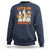 Ghost Halloween Costume Sweatshirt Let's Go Ghouls Retro Boo Sheet - Wonder Print Shop