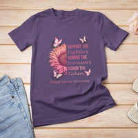 Breast Cancer Awareness T Shirt Support Admire Honor Breast Cancer Warrior Survivor Pink Sunflower - Wonder Print Shop