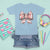Coquette Bow Christmas Tree Cake T Shirt For Kid Xmas Vibes - Wonder Print Shop