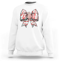 Coquette Bow Christmas Tree Cake Sweatshirt Xmas Vibes - Wonder Print Shop