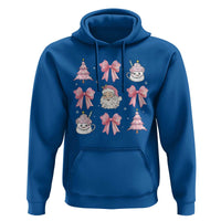 Pink Christmas Coquette Bow Hoodie Santa Festive Xmas Vibe
