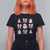 Pink Christmas Coquette Bow T Shirt For Women Santa Festive Xmas Vibe - Wonder Print Shop