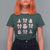 Pink Christmas Coquette Bow T Shirt For Women Santa Festive Xmas Vibe - Wonder Print Shop
