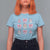 Pink Christmas Coquette Bow T Shirt For Women Santa Festive Xmas Vibe - Wonder Print Shop