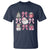 Retro Santa Claus Pink Coquette Bow T Shirt Festive Xmas Vibe - Wonder Print Shop
