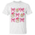 Vintage Pink Christmas Coquette Bow T Shirt Santa Claus Festive Xmas Vibe - Wonder Print Shop