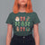 Christmas Tree Retro Coquette Bow T Shirt For Women Santa Claus Candy Festive Xmas Vibes - Wonder Print Shop